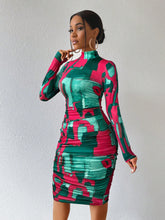 Fashionable Printed Casual Dress, Minimalist & Stylish For Everyday Wear